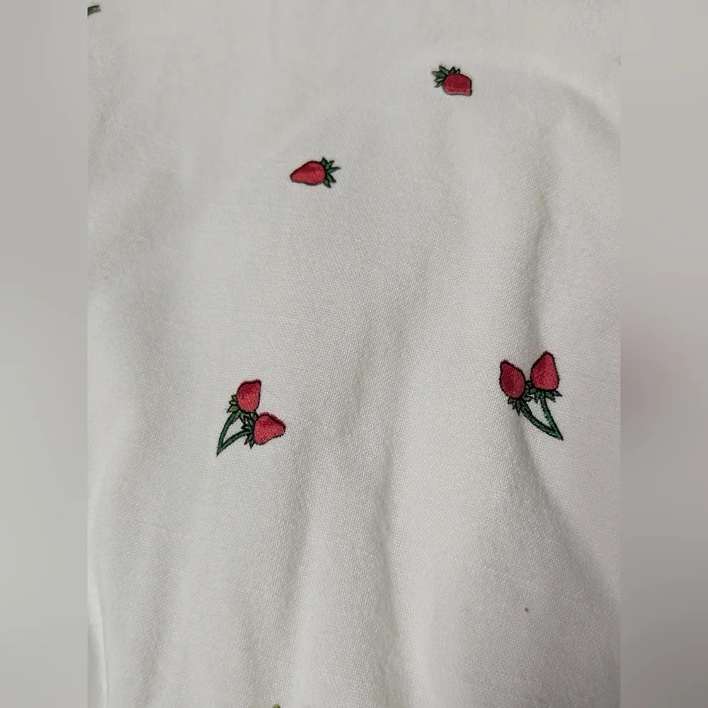 SO 🍓 Strawberry Tiered MIDI Dress - Plus Size 3X - Picture 9 of 13